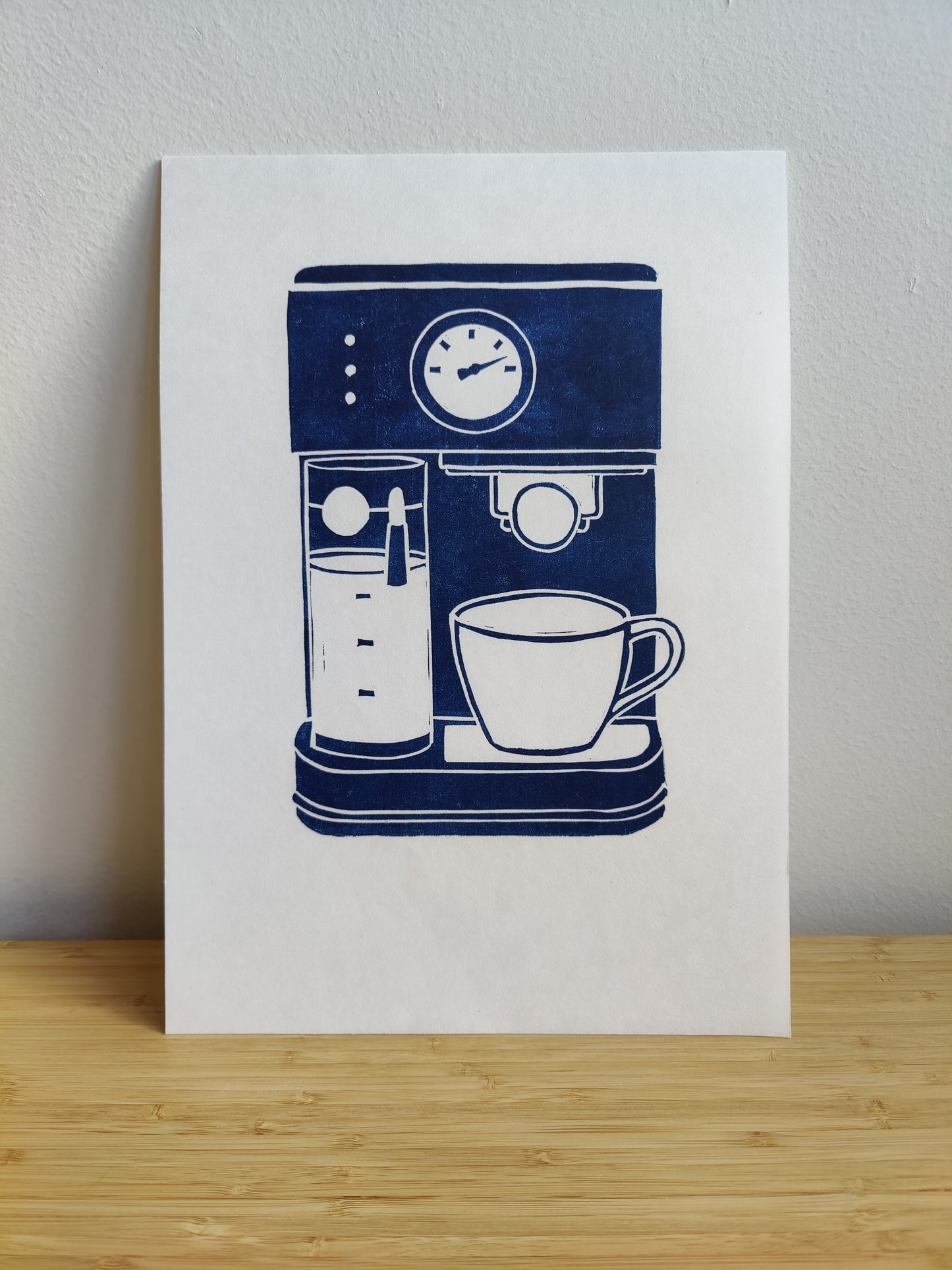 Espresso Linoleumprint