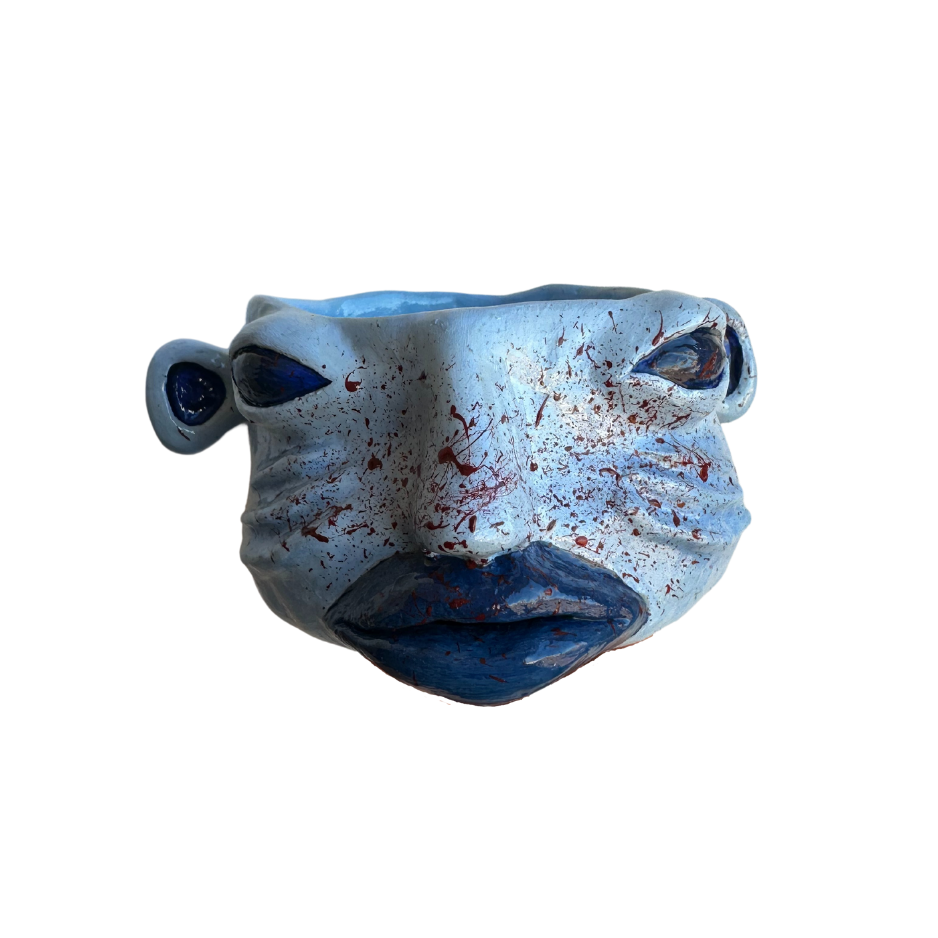 Fishy Fred Skulptur