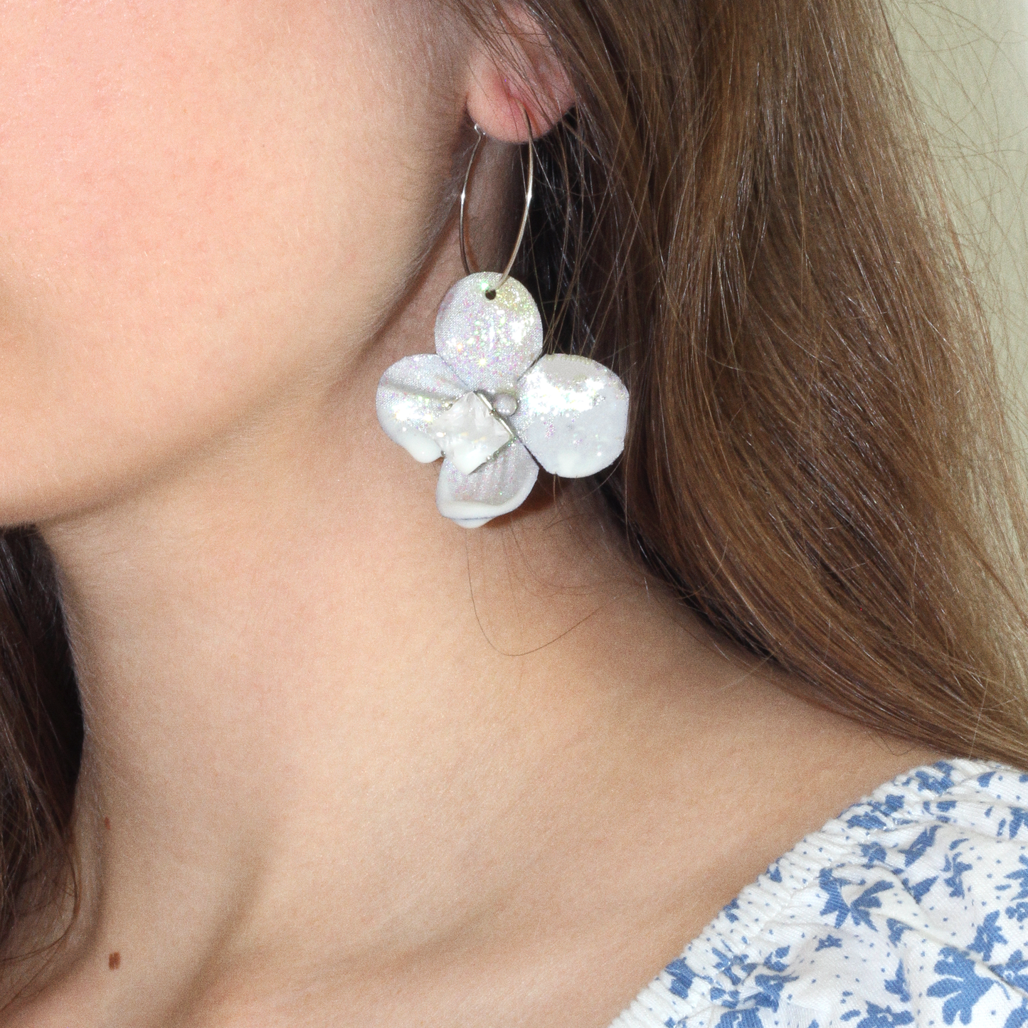 CREAMY CRUCIFERAE HOOPS PURPLE