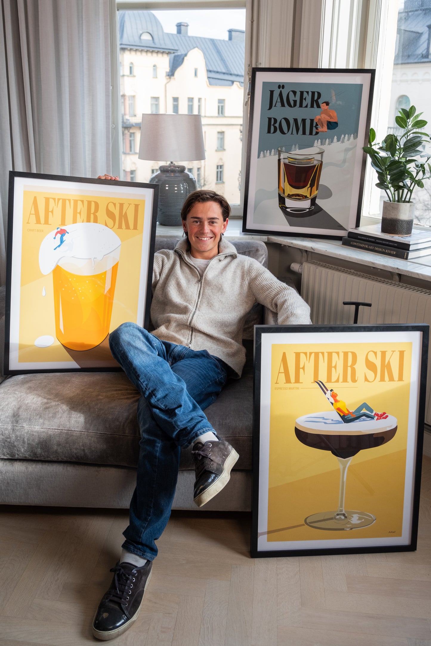 Afterski tjej Poster