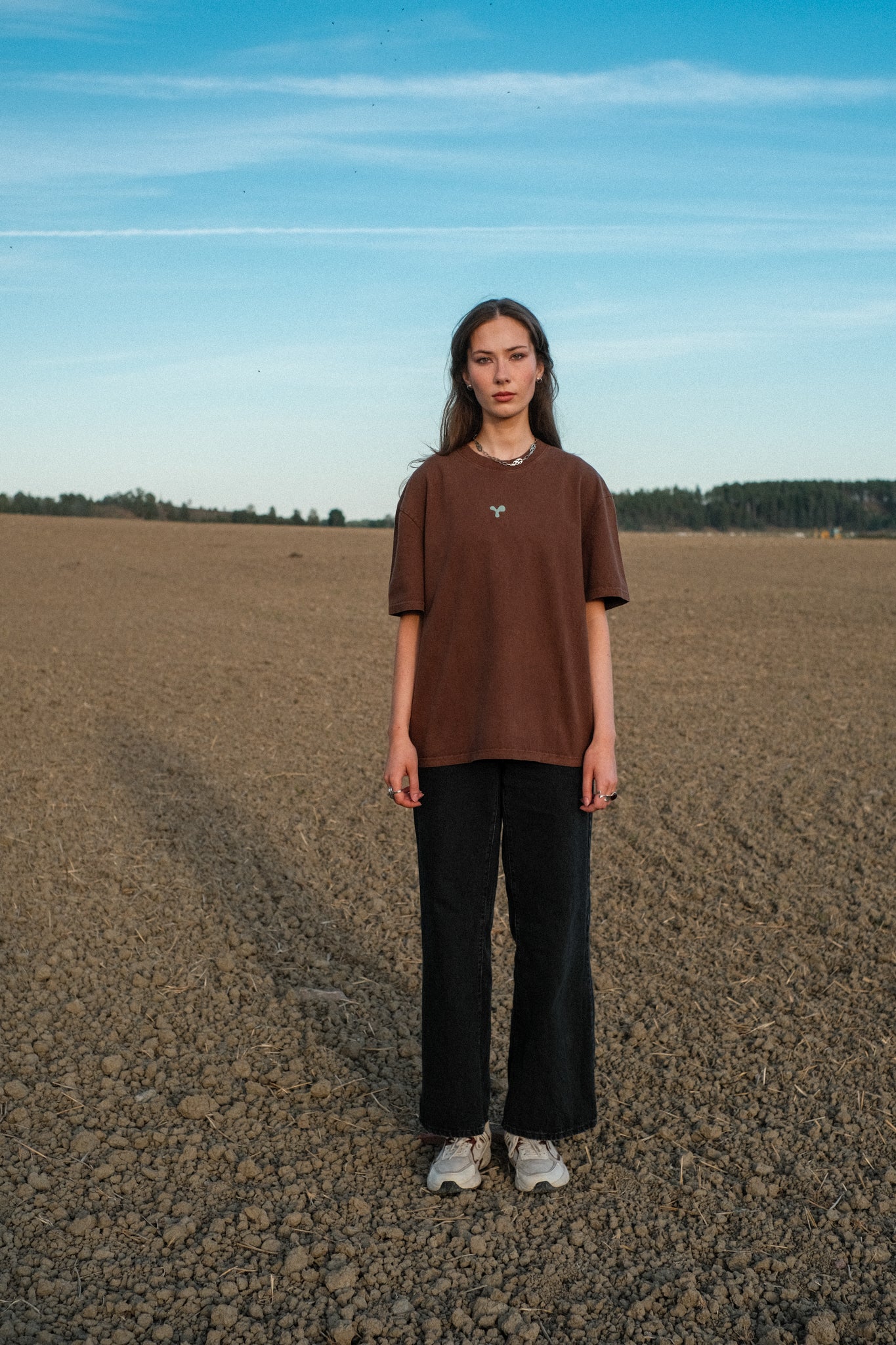 Brun Puffprint T-shirt