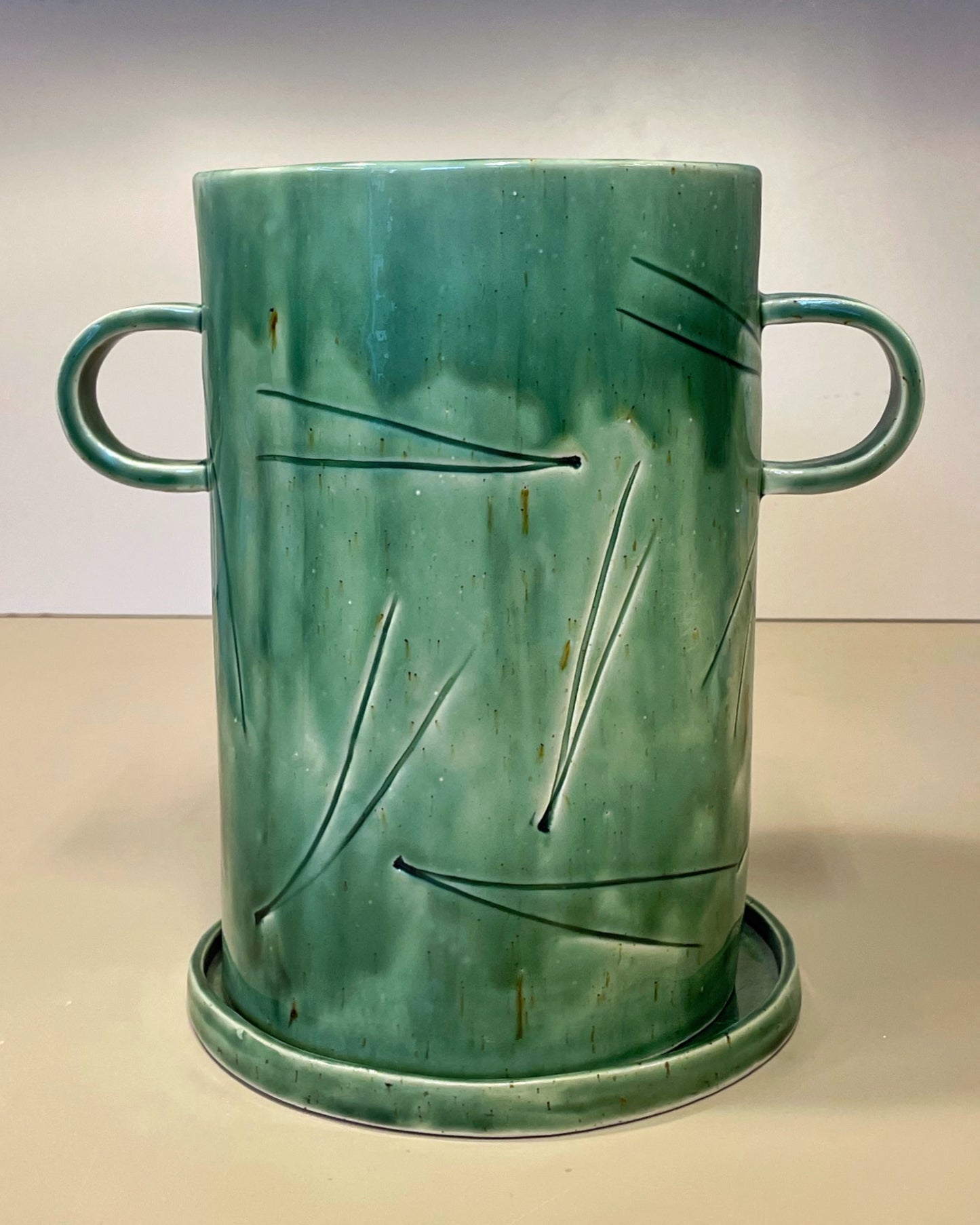 Pine Pot with Plate