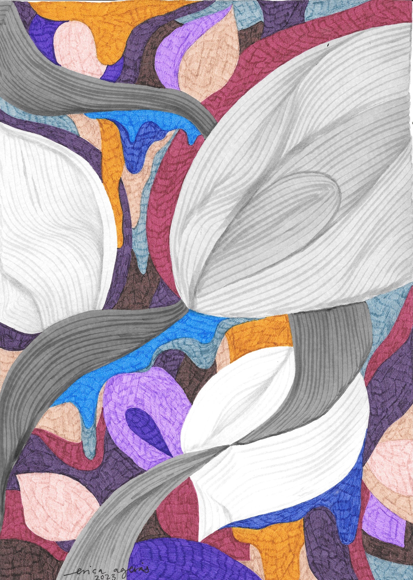 ”Flowers connect” - Original