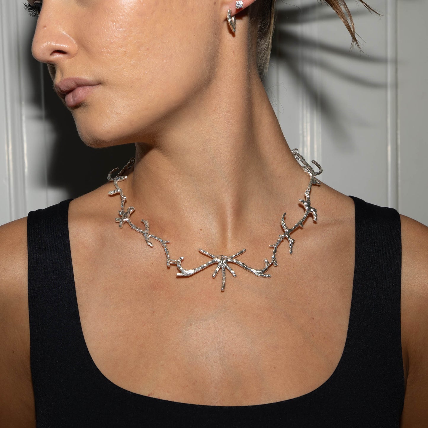 Bow twig necklace