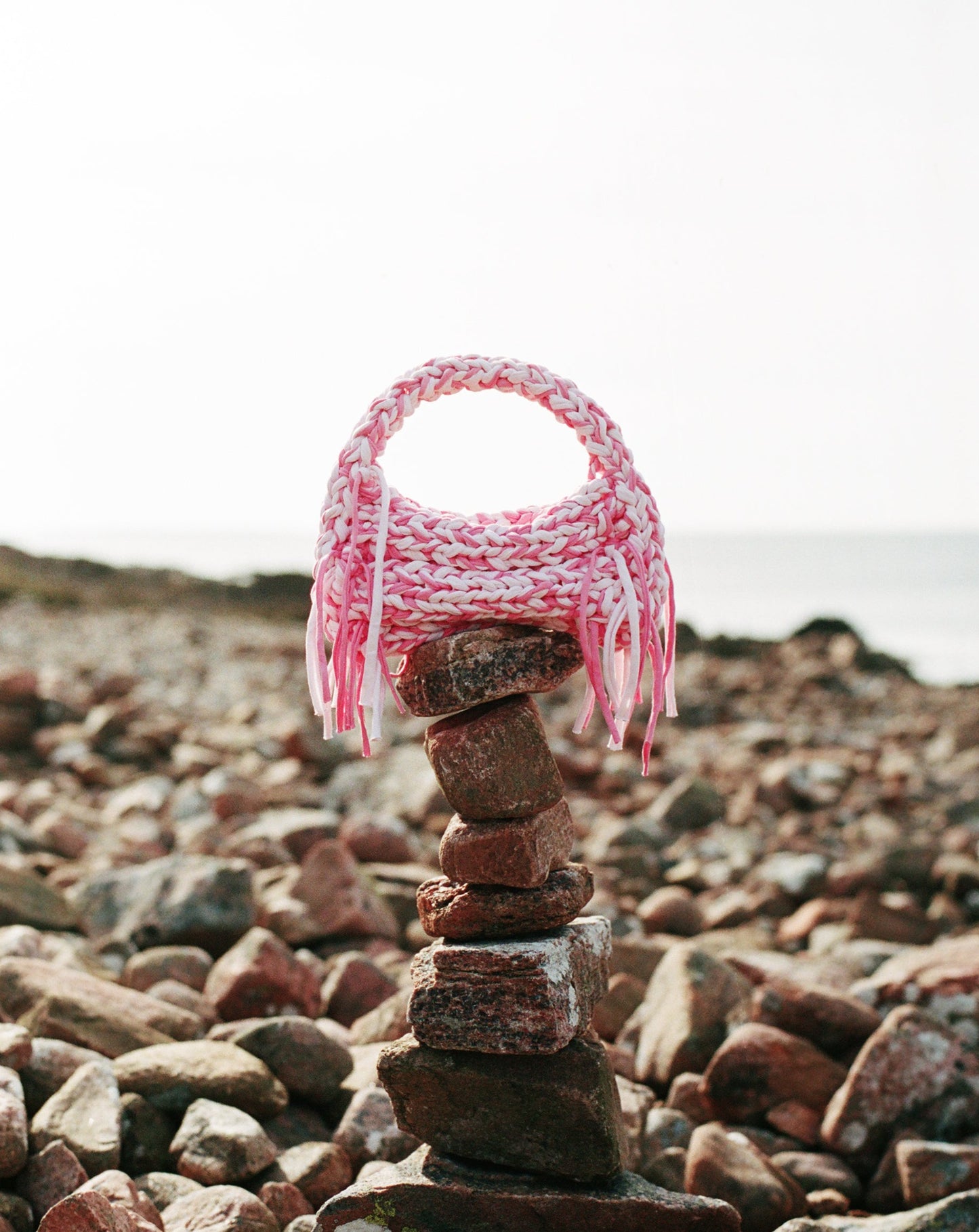 BUBBLE GUM Crochet Handbag