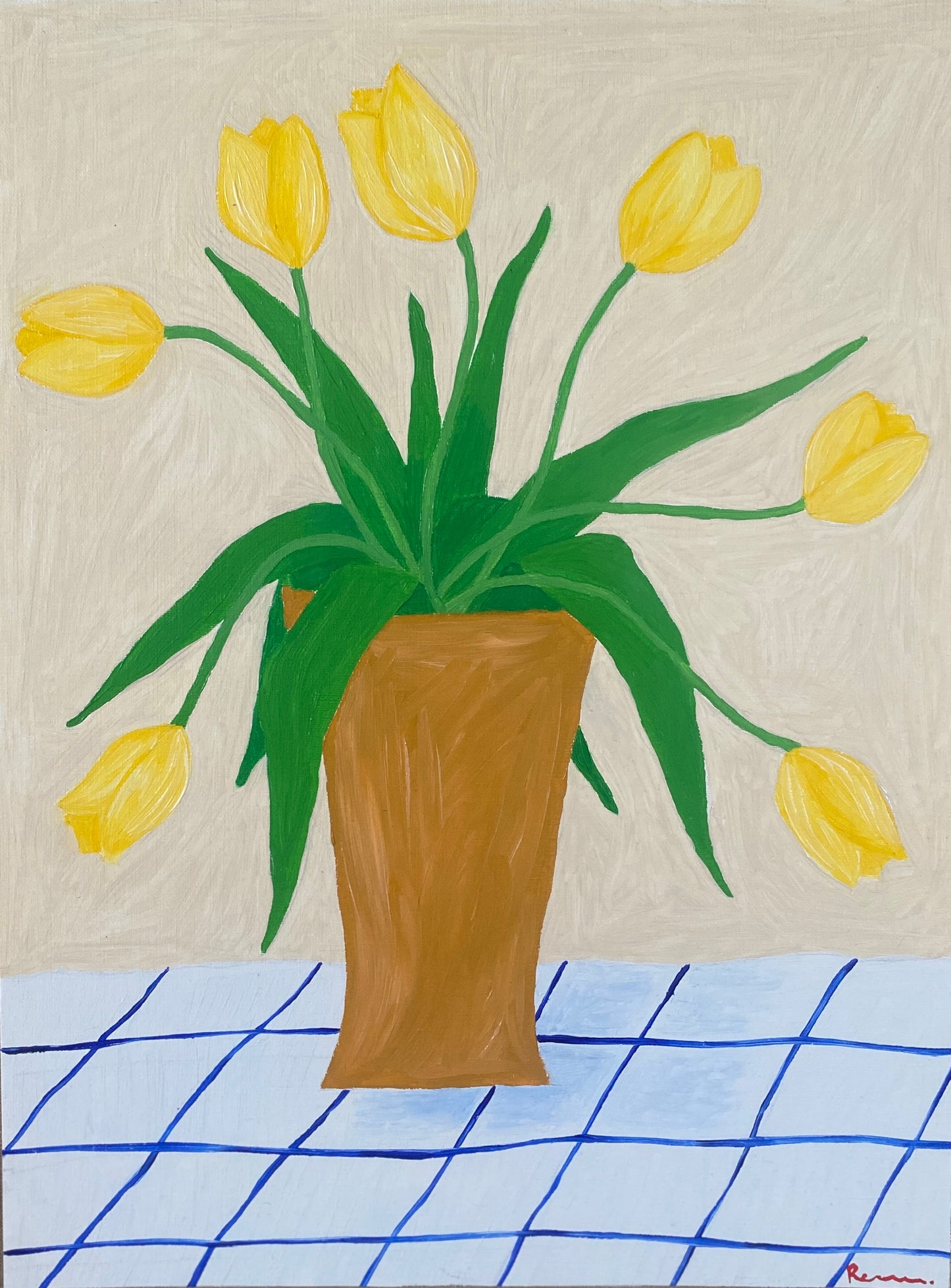 Yellow tulips - 01 Original