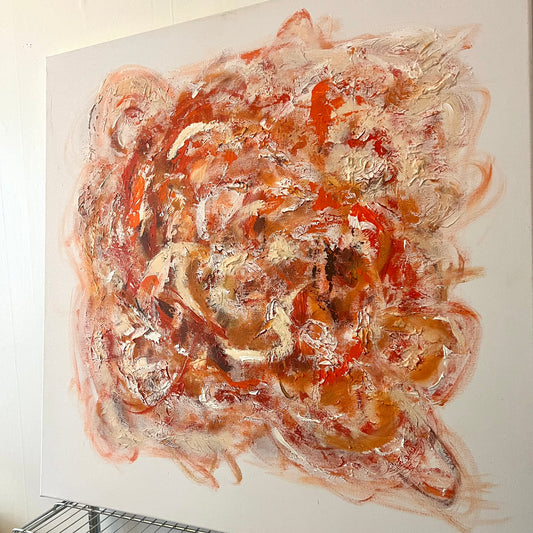 ”Red Cycles” 100x100cm - Original