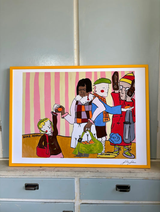 Alla vill ha apelsin Print