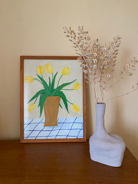 Yellow tulips - 01 Original