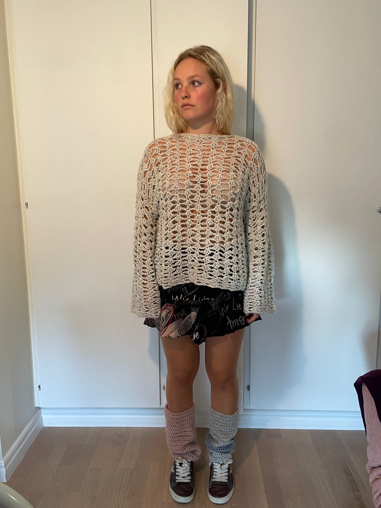Polly Mohair leg warmers