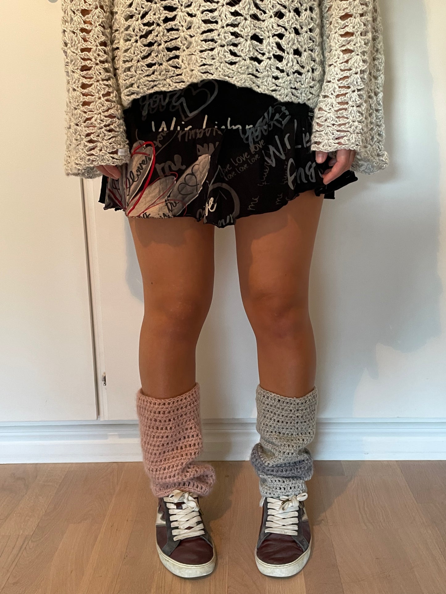 Polly Mohair leg warmers