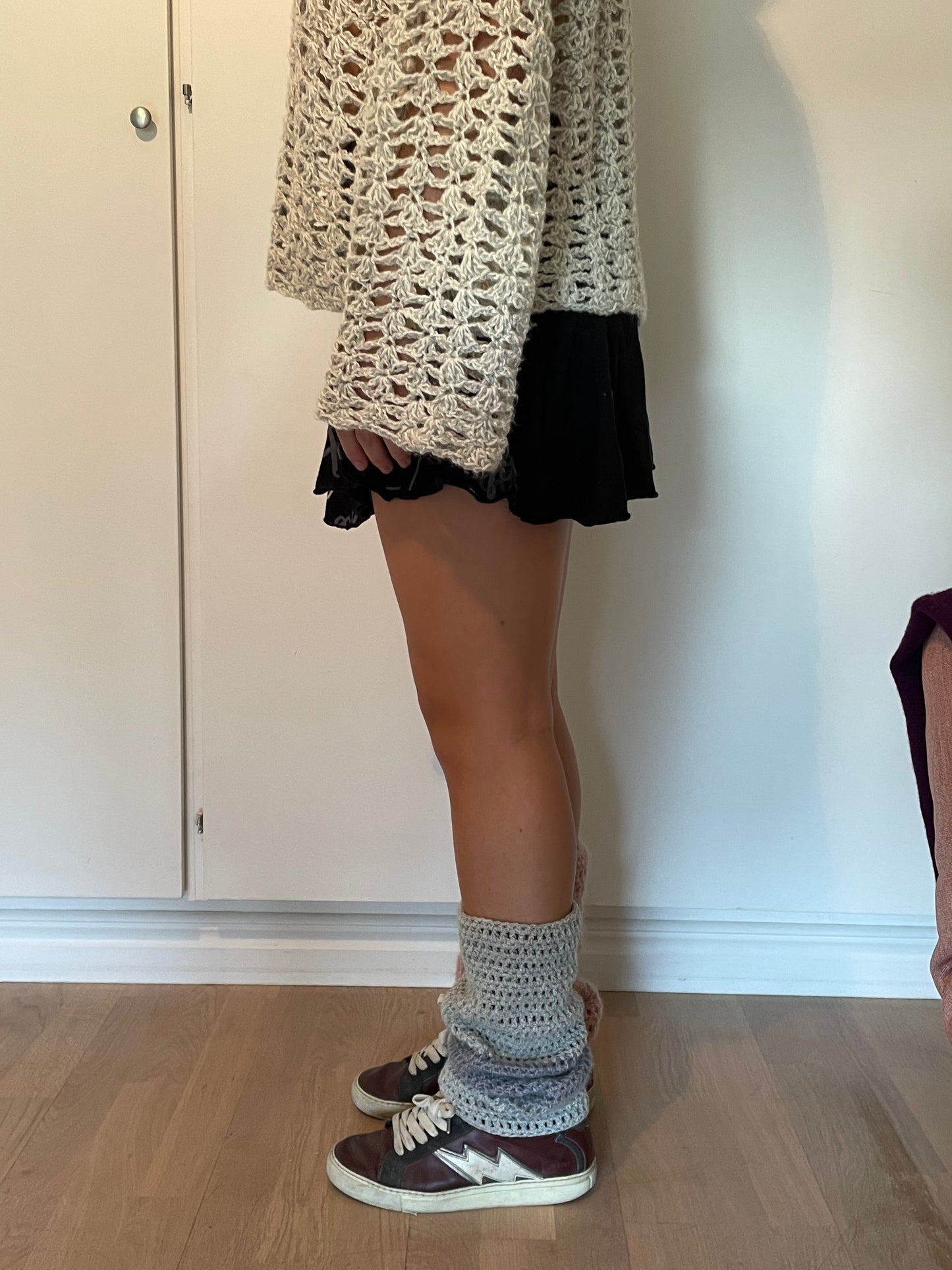 Polly Mohair leg warmers