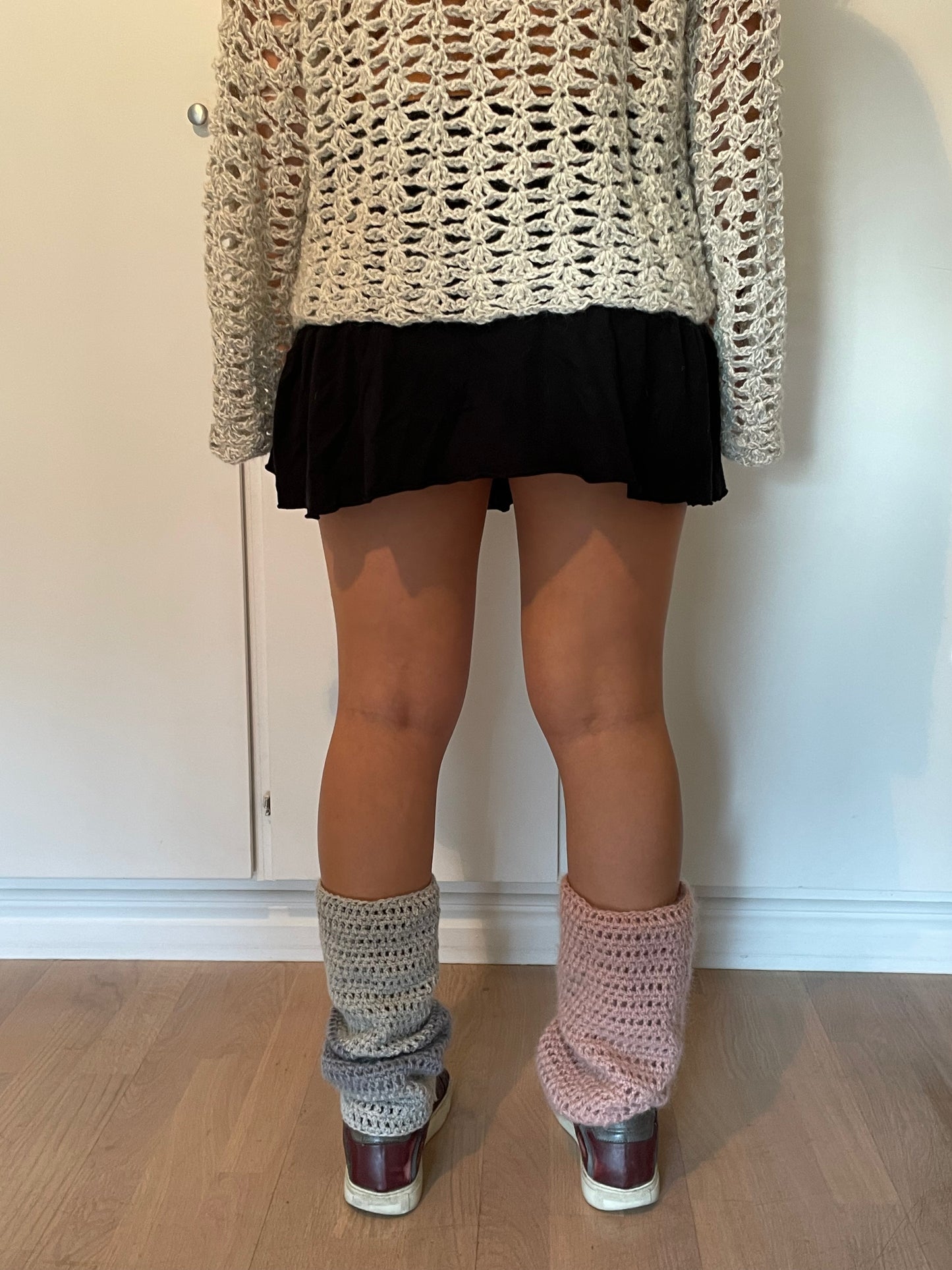 Polly Mohair leg warmers