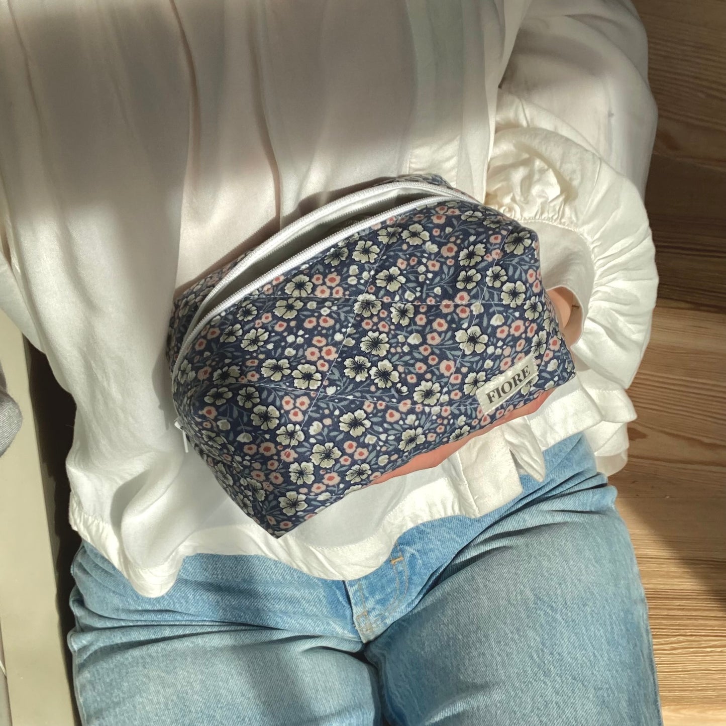 Upcycled makeup bag - Monterossa