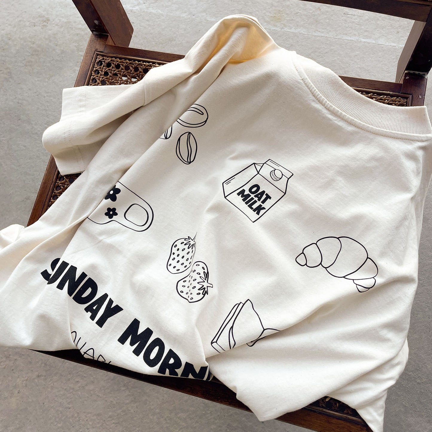 Sunday Mornings Naturell T-shirt