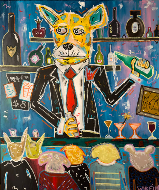 Bartender Boss - Signerad och numrerad Fine Art Print