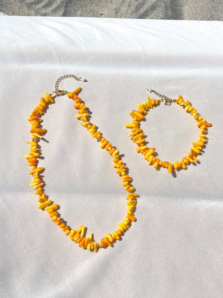 Crispy Coral Halsband/Armband