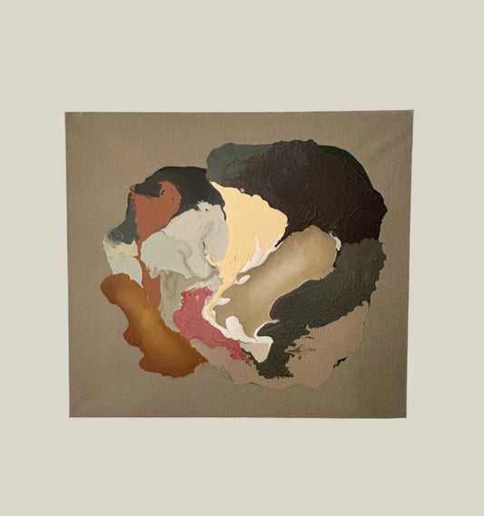 Floating colors 01 (Olja och akryl på canvas)