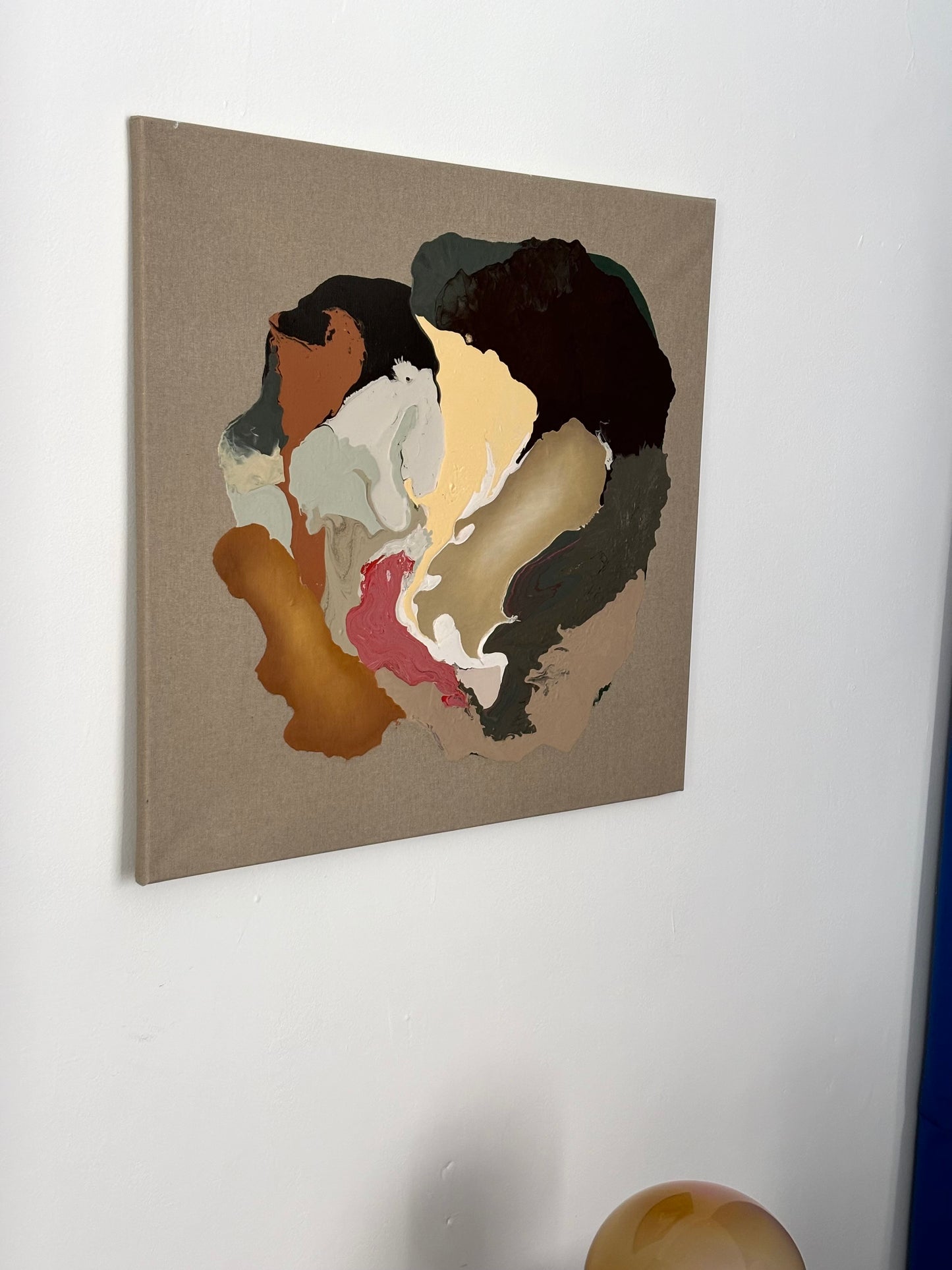 Floating colors 01 (Olja och akryl på canvas)