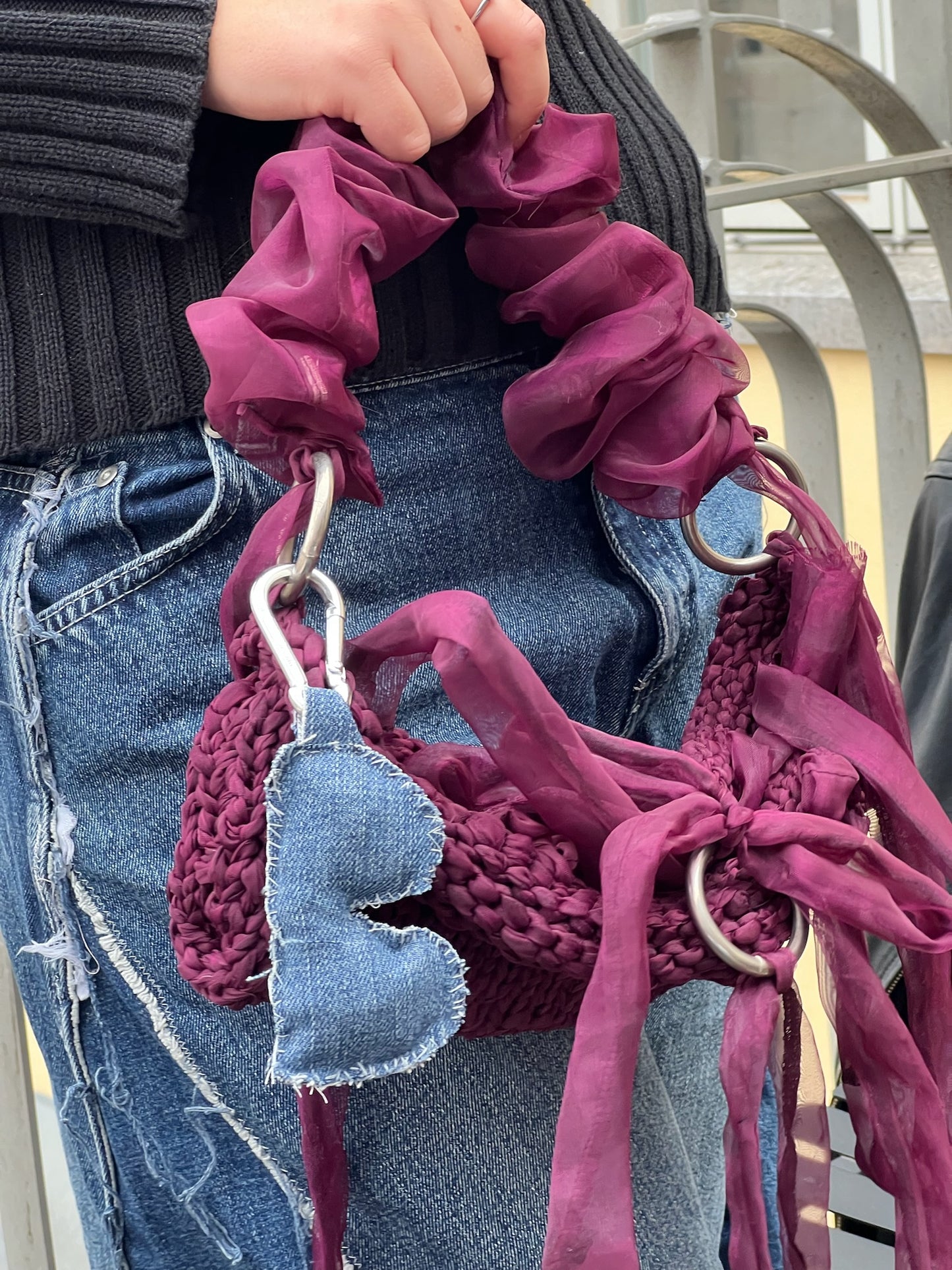 NYCKELRING B - DENIM