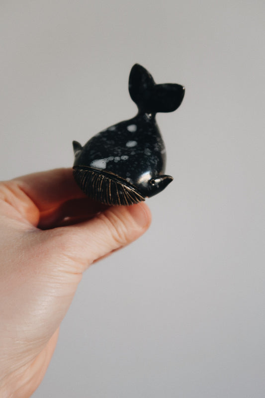 Cork Whale - Svart Med Fläckig