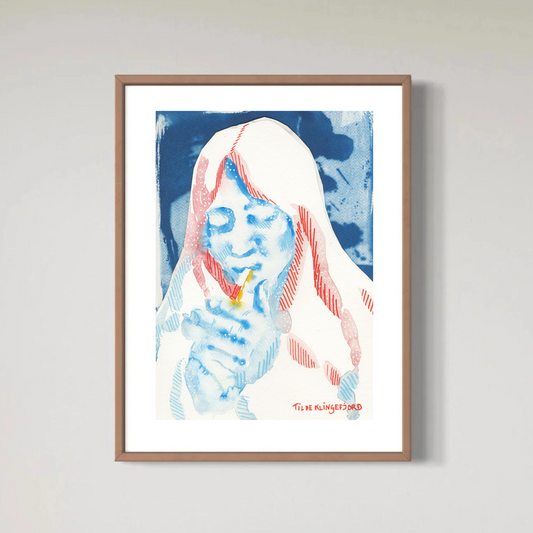 Skymningens andetag (BLÅ) Poster