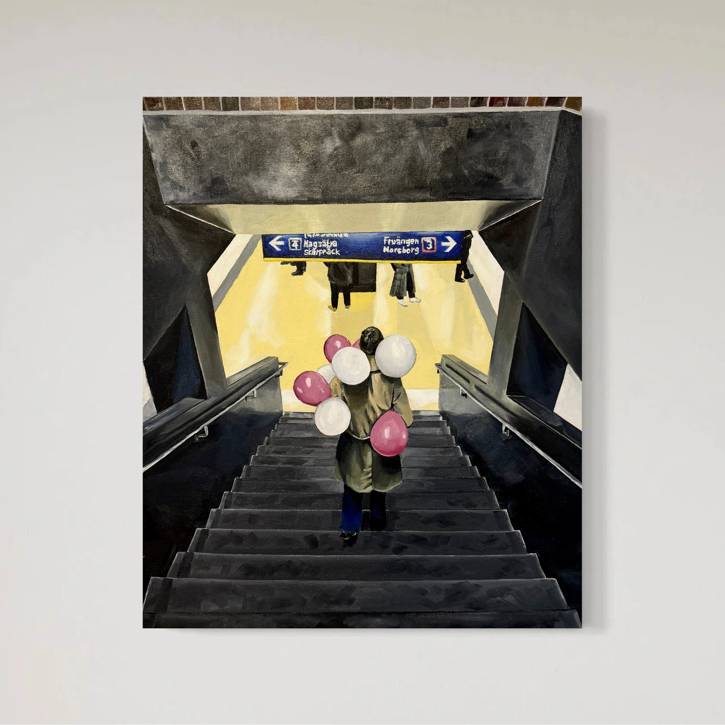 ”Slussen”- originalmålning