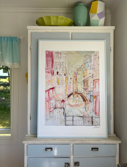 Kläder på tork Print