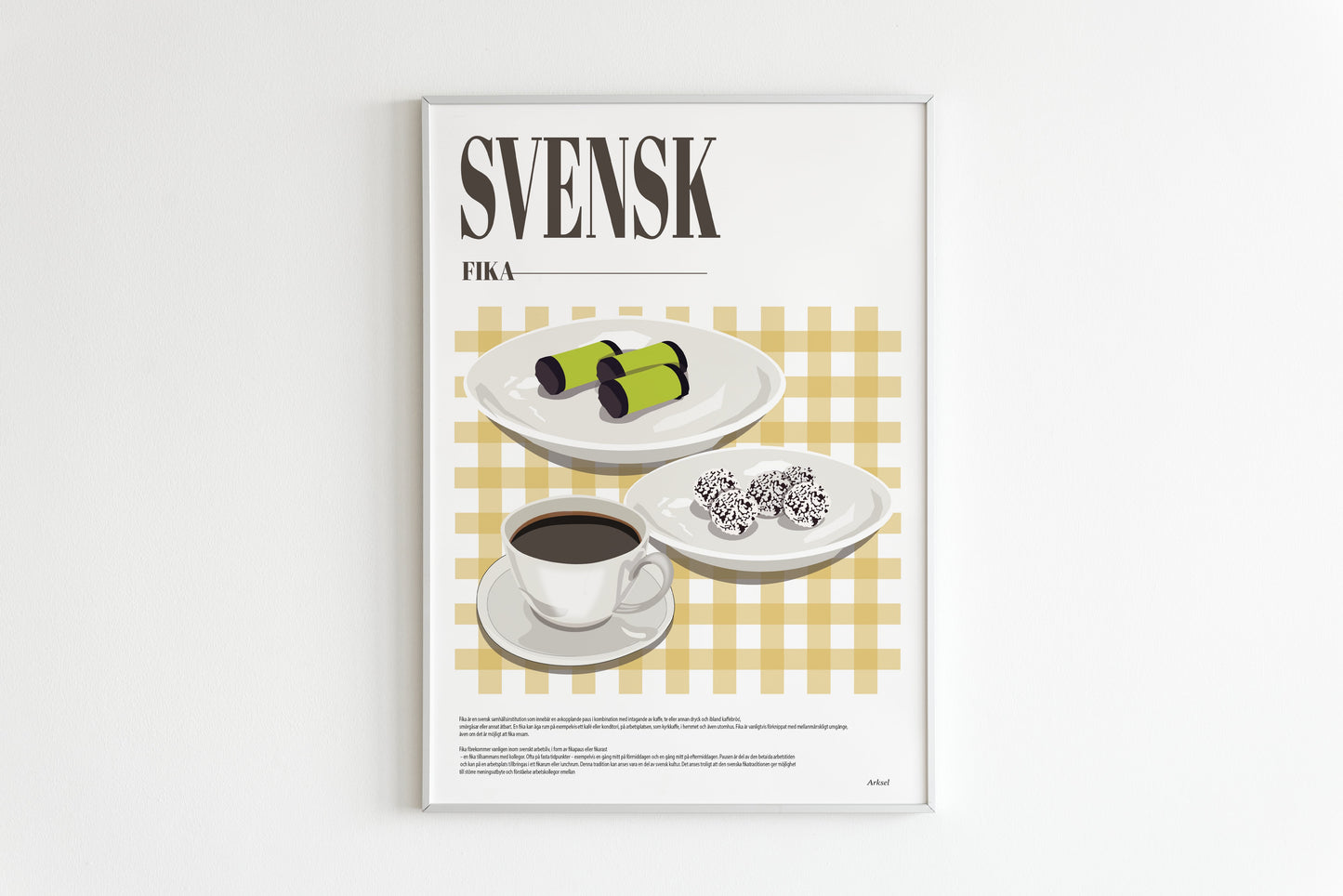 Svensk fika Poster