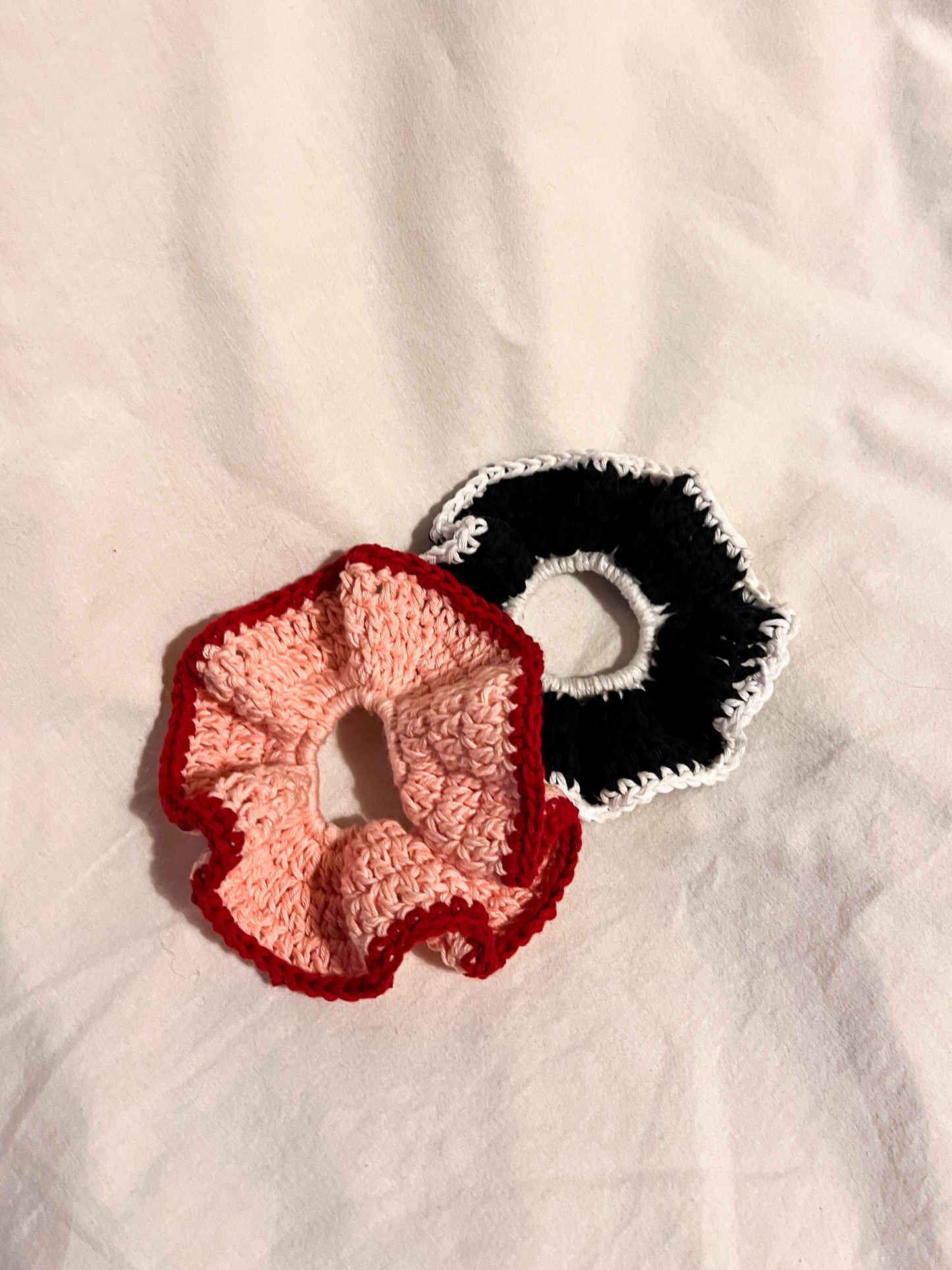 Scrunchie - Rosa/Röd