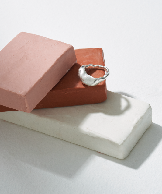 Chunky Kol Ring (Tillverkad på beställning)