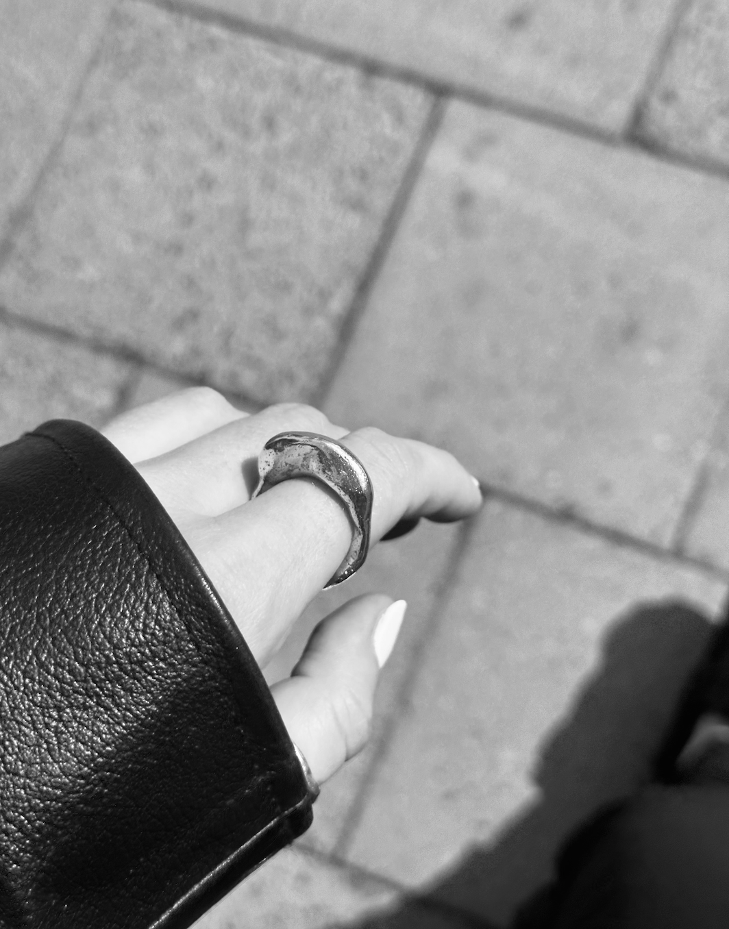 Chunky Kol Ring (Tillverkad på beställning)