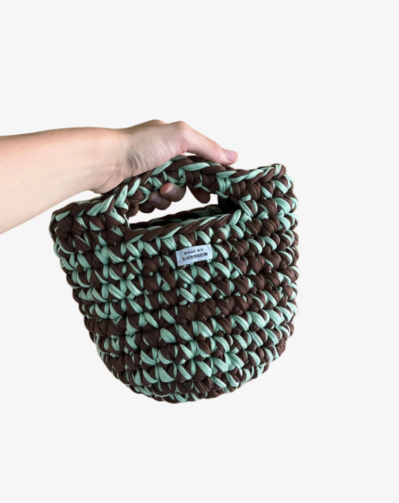 Kiwi bag - virkad väska