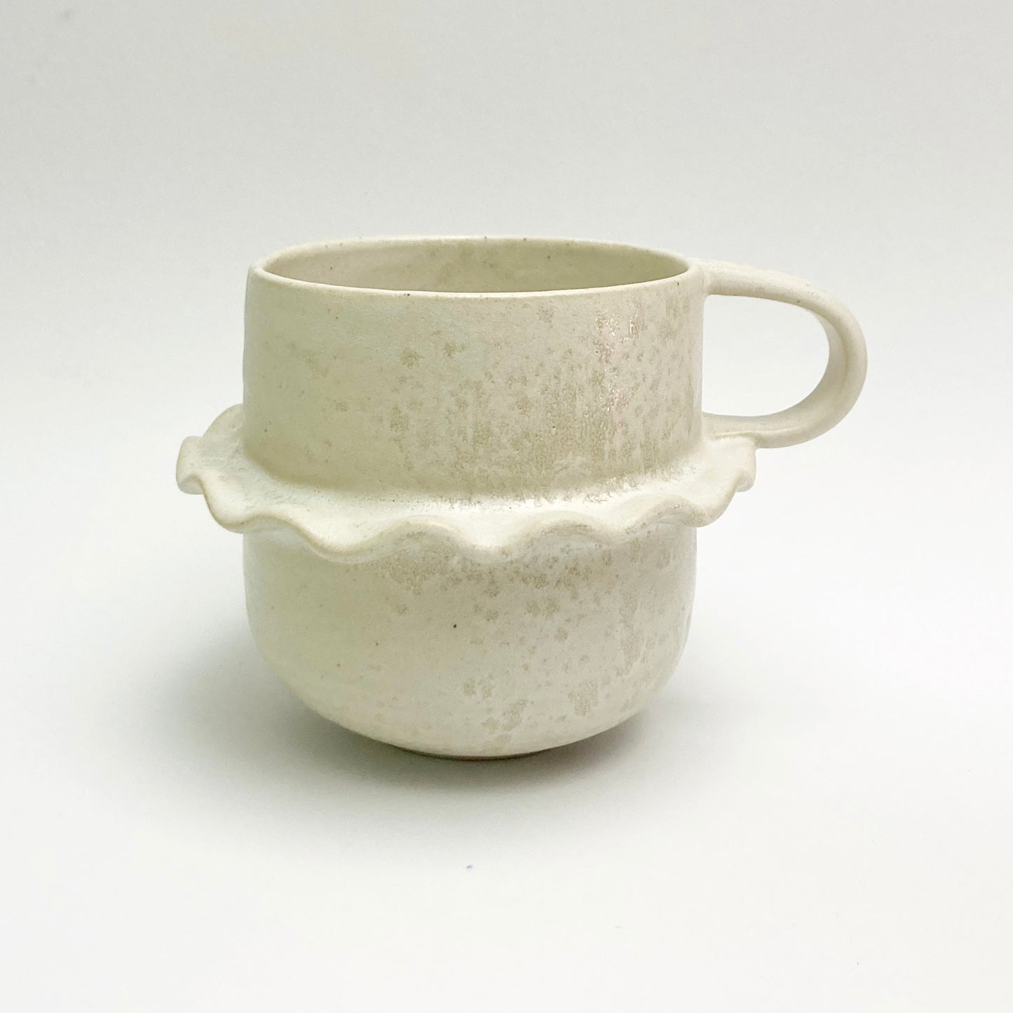 Ballerina mug Off White