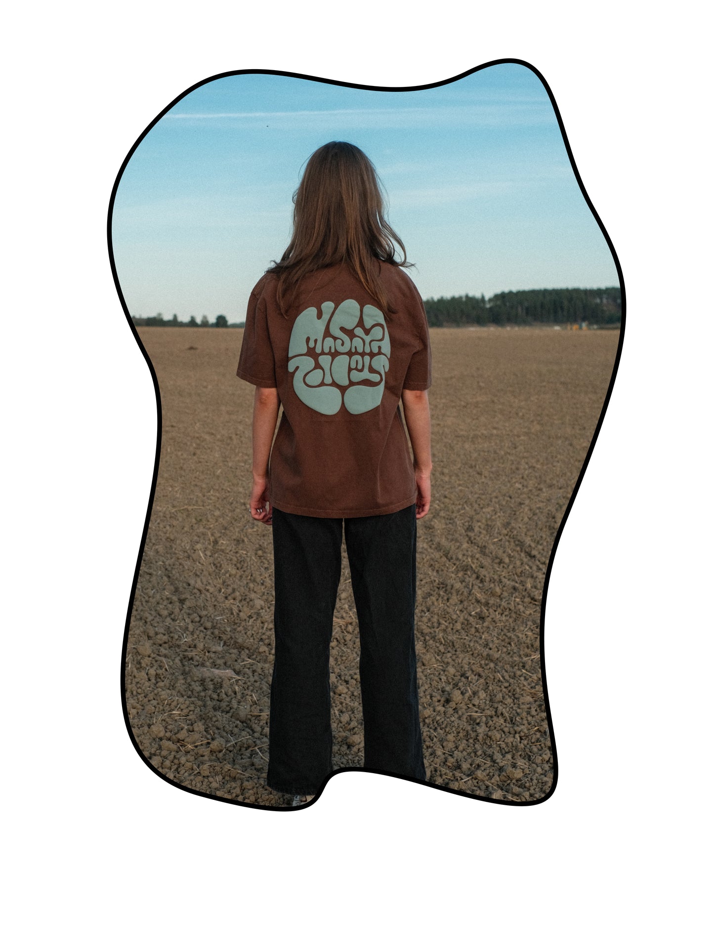 Brun Puffprint T-shirt