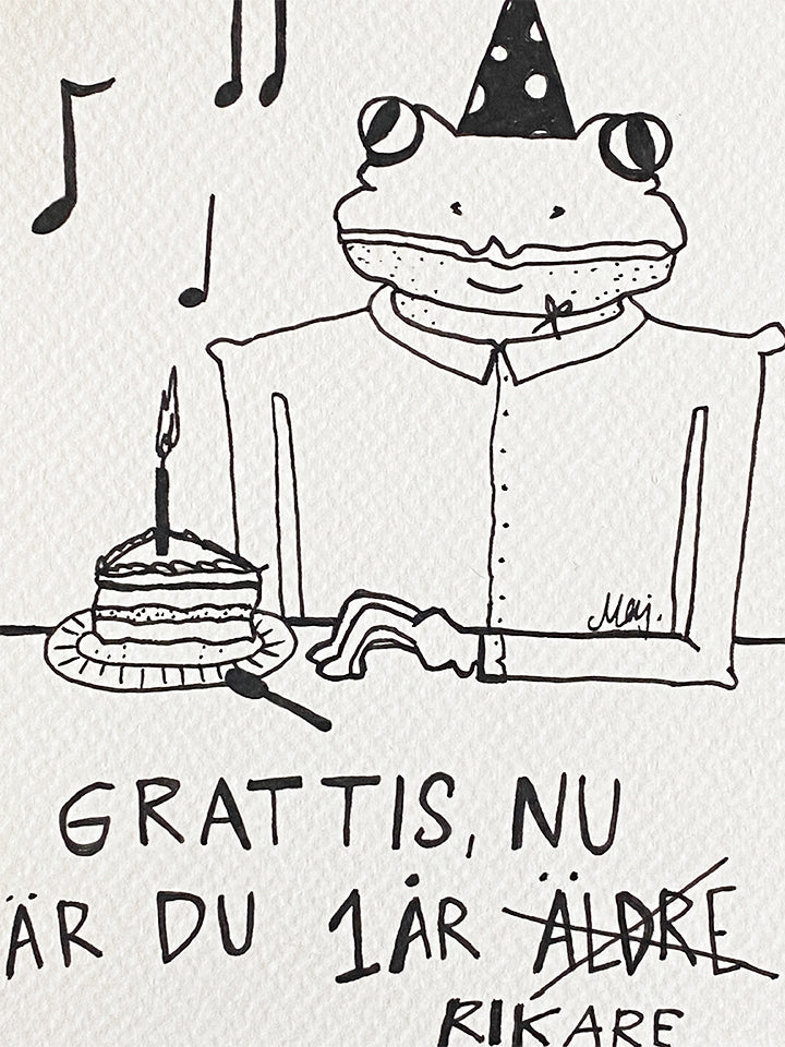 Grattis nu är du 1 år äldre