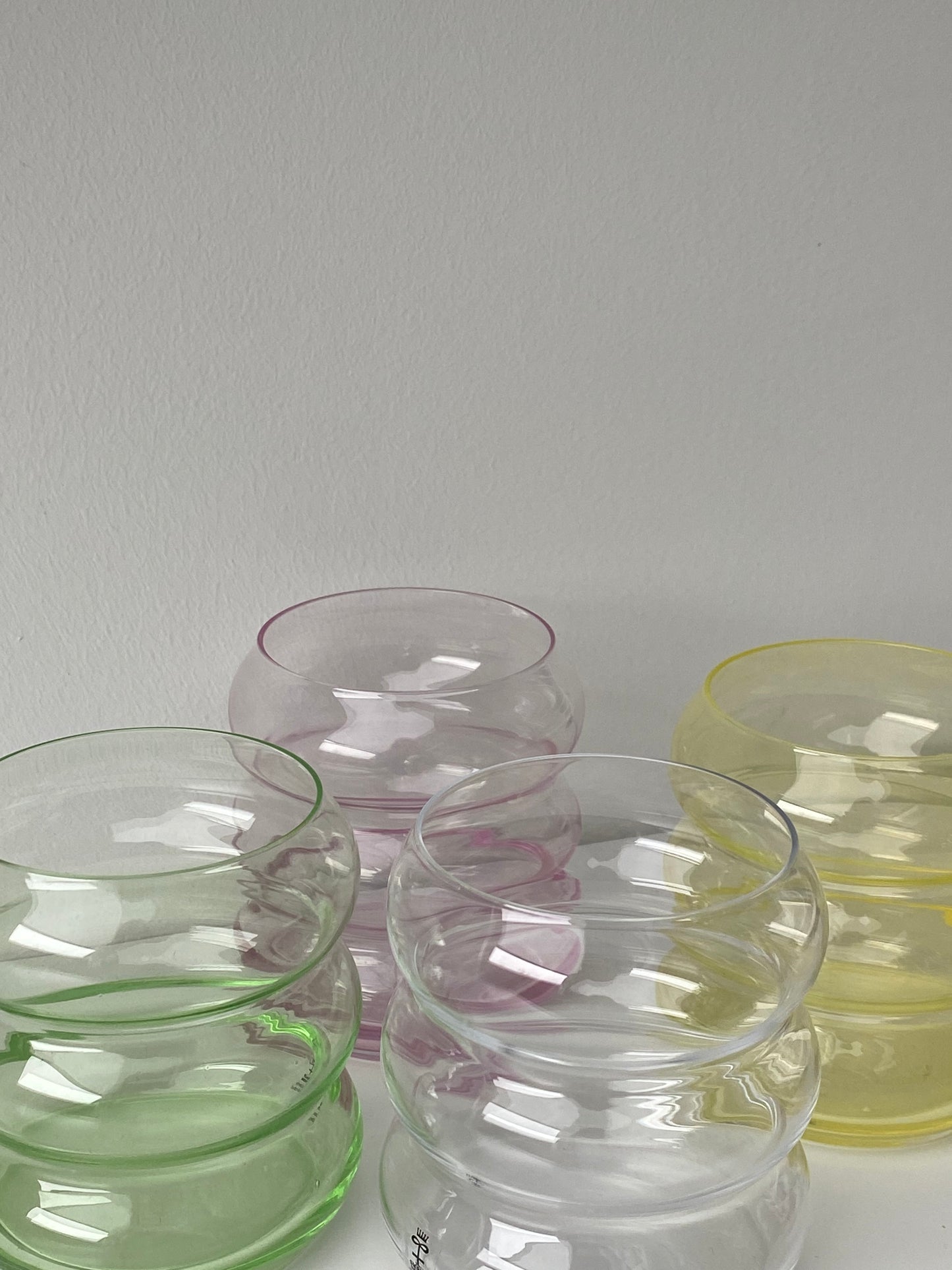 Bubbligt glas - Transparent