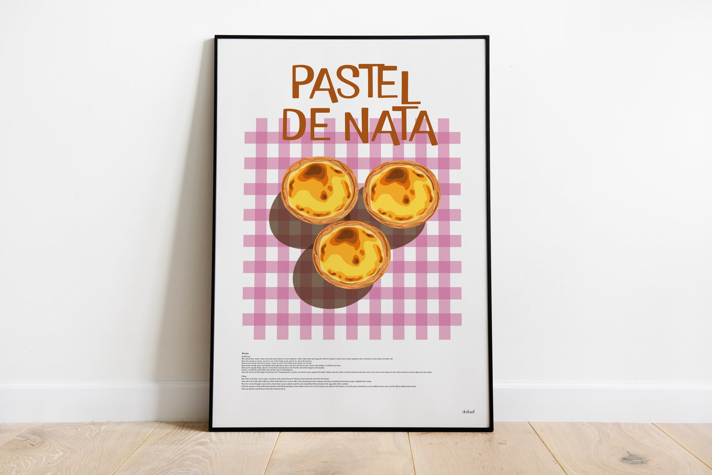 Pastel de nata Poster