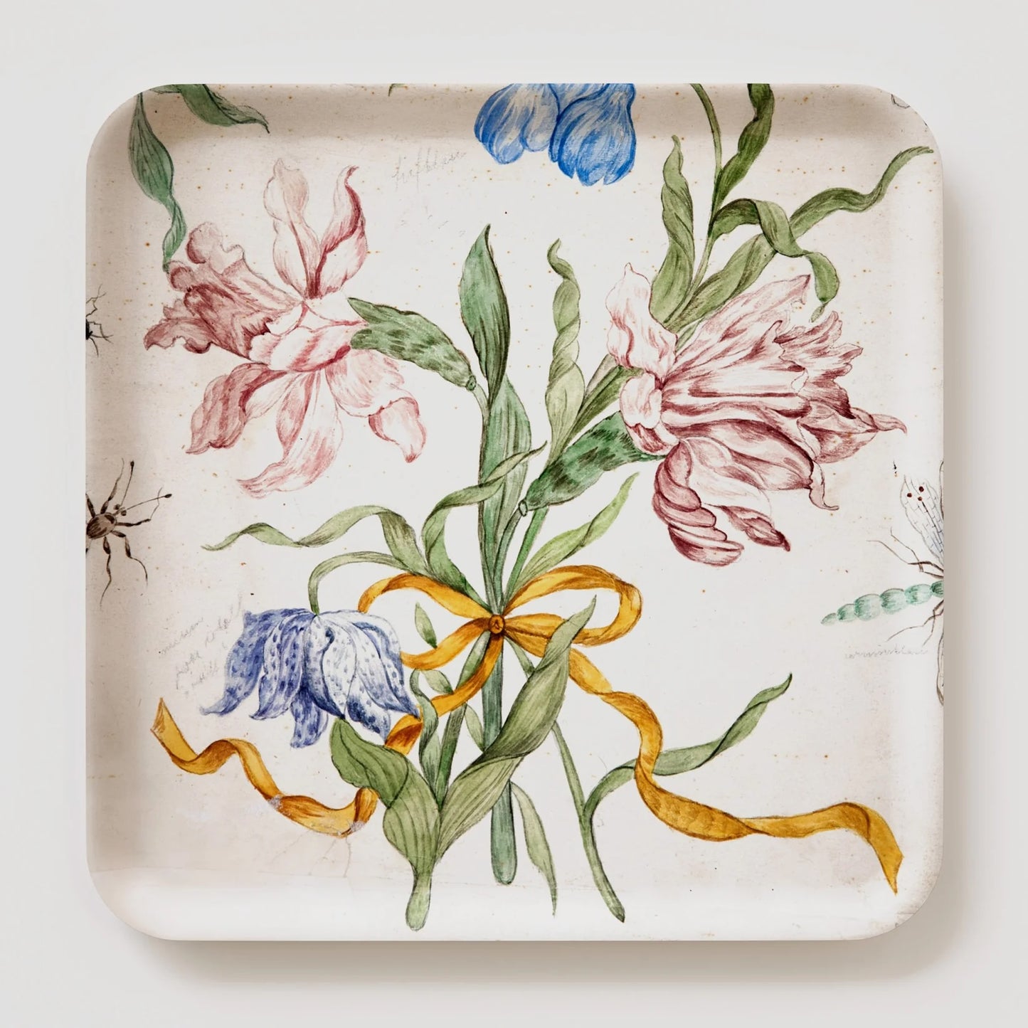 Amalia Bouquet fyrkantig bricka 32 cm