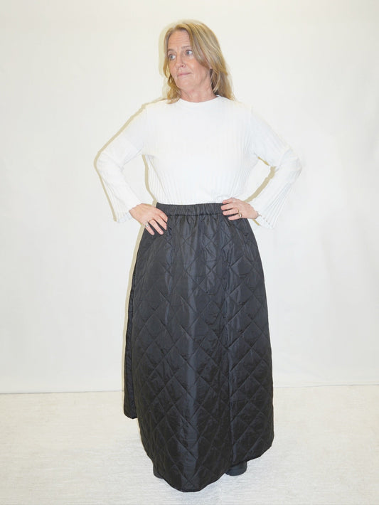 Svart Edith Kjol