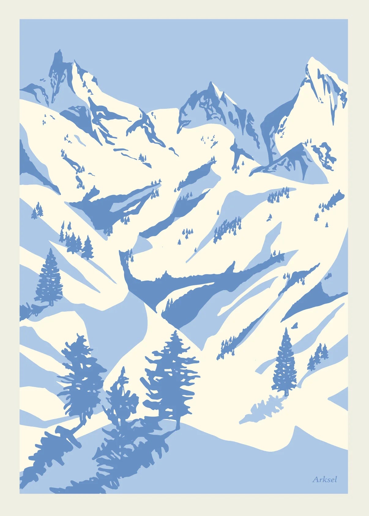 Snölandskap Poster