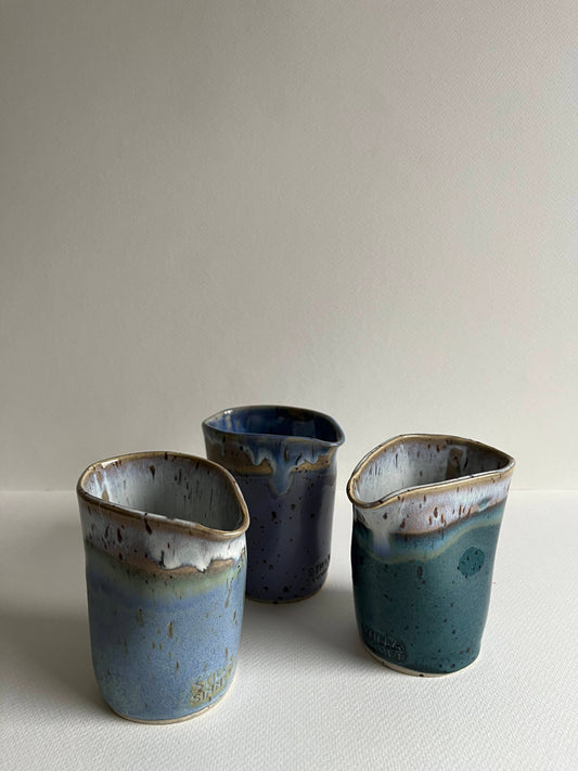 Handformad kanna - Ljusblå