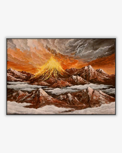 Mountain on fire Original