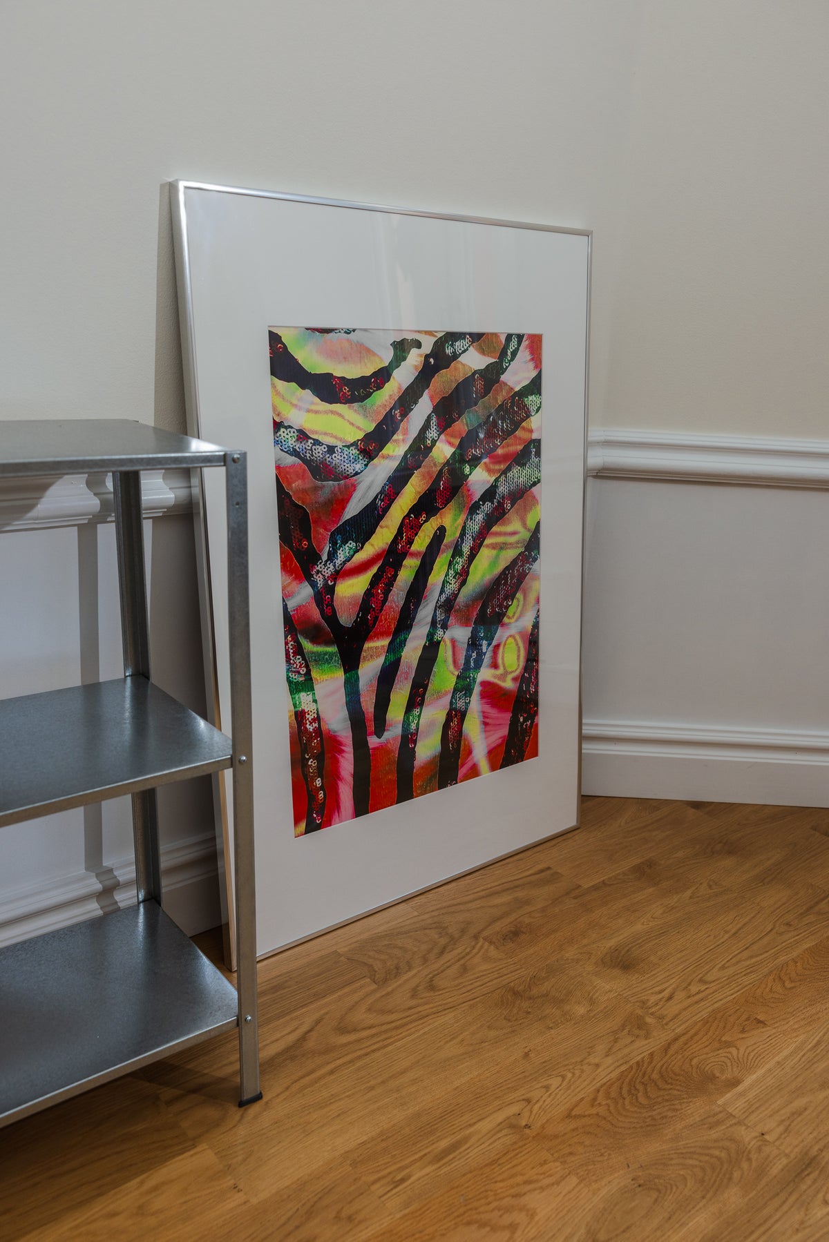 Regnbåge zebra Print