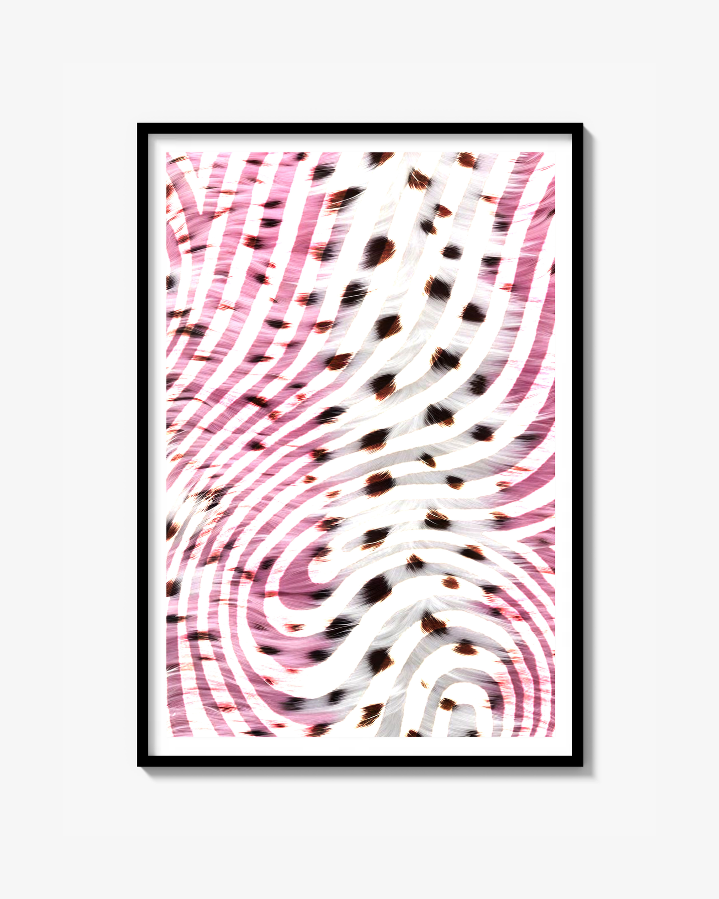 Rosa mönster Print