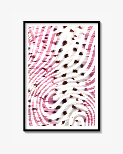 Rosa mönster Print