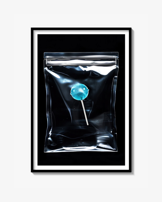 CANDY-blue pop Print