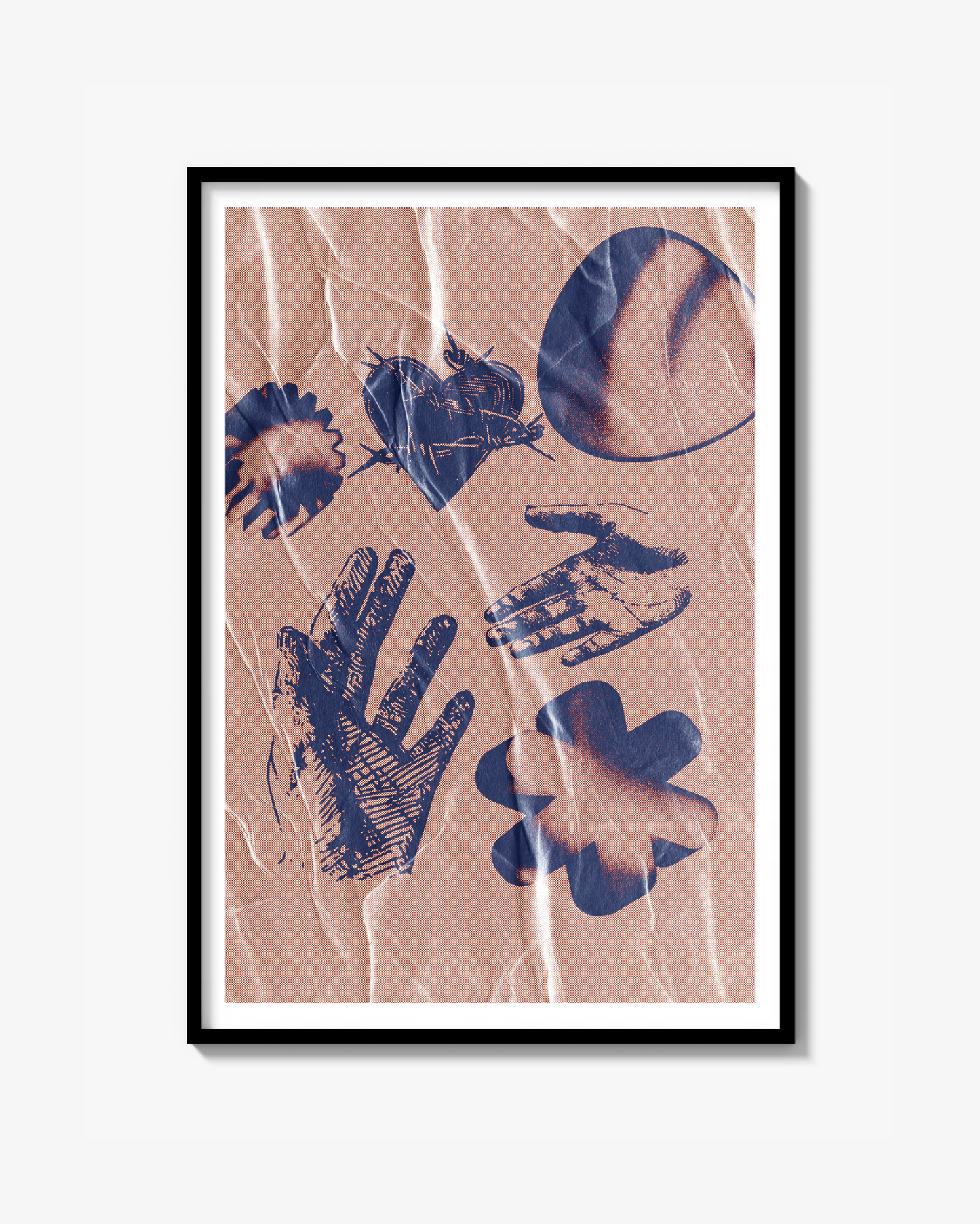 Grunge Love Print
