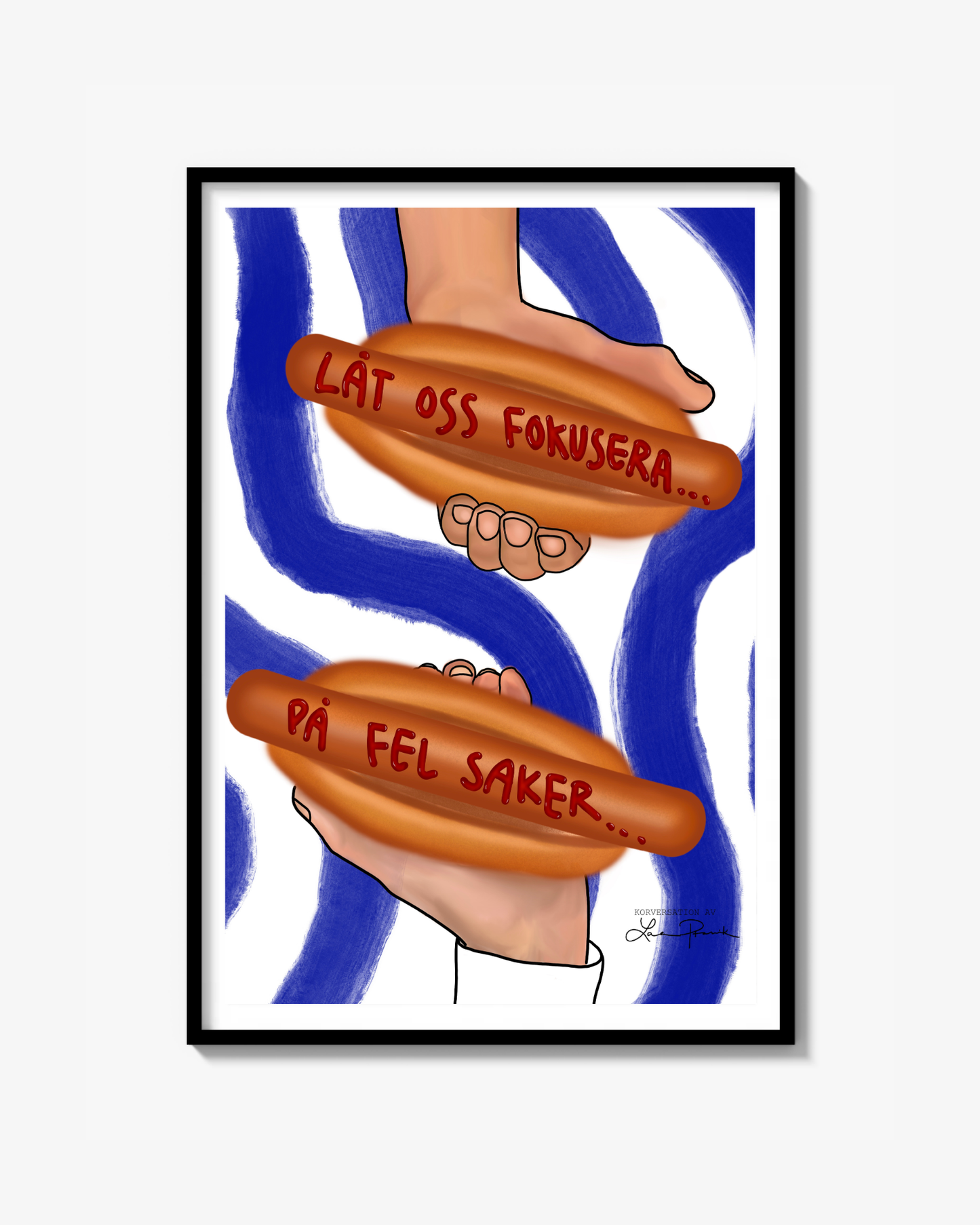 Konversation "LÅT OSS FOKUSERA…" Poster