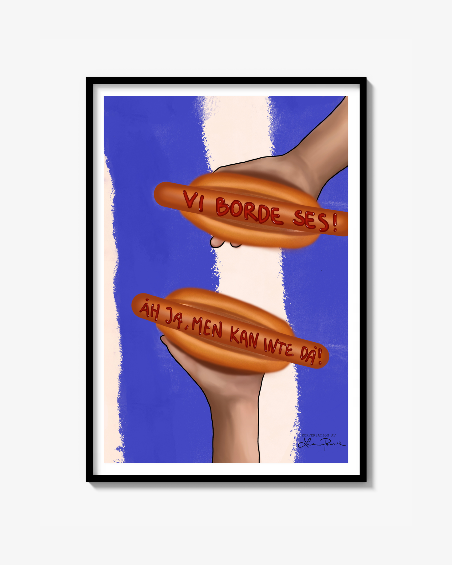 Konversation "Vi borde ses!" Poster